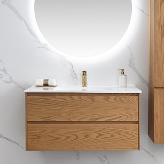 Badrumsskåp Bathlife Lättsam 1000 Natur Ek