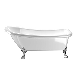 Tassbadkar Ideal 1530 Vit Kromade Tassar