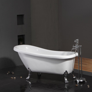 Tassbadkar Ideal 1530 Vit Kromade Tassar
