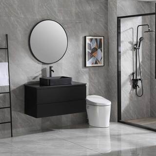Badrumsskåp Bathlife Extas 1000 Svart