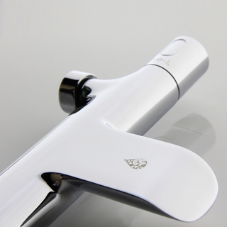 Badkarsblandare Brusa Tapp Silver