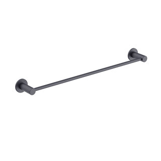 Handduksstång Bathlife Lättnad 60Cm Enkel Matt Svart