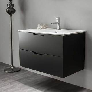 Badrumsskåp Bathlife Glädje 800 Svart