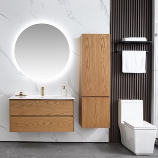 Badrumsskåp Bathlife Lättsam 1000 Natur Ek