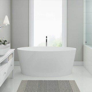 Badkar Blund Gjutmarmor 1600 Vit