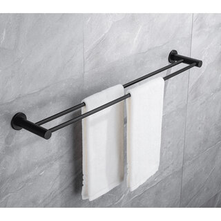 Handduksstång Bathlife Avlasta 60Cm Dubbel Krom