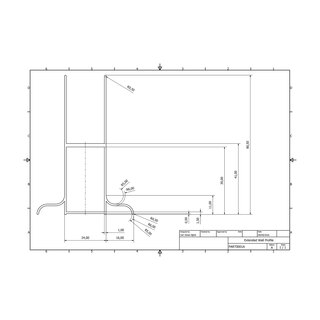 RÖRDRAGNINGSPROFIL PÅBYGGNAD BATHLIFE MÅNGSIDIG / ALUMINIUM