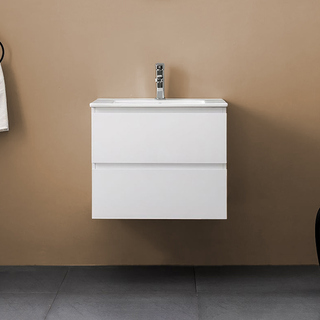 Badrumsskåp Bathlife Eufori 600 Vit Med Tvättställ