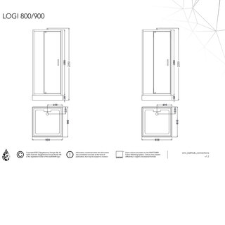 DUSCHKABIN LOGI 800