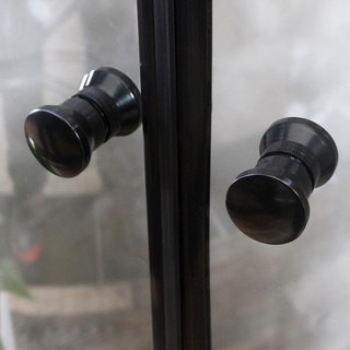 Duschdörr Bl Mångsidig Rak Dörr 1000 + Rak Dörr 1000 Svart