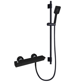 Duschset Skur Med Duschblandare Stimma 150Cc Svart