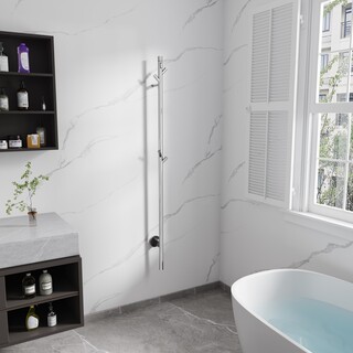 Handdukstork Bathlife Fas Krom 1 Arm Med Timer
