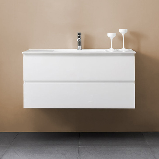 Badrumsskåp Bathlife Eufori 1000 Vit Med Tvättställ