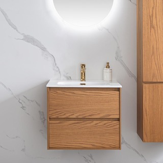 Badrumsskåp Bathlife Lättsam 600 Natur Ek