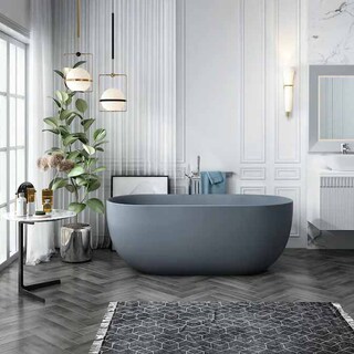 Badkar Bathlife Soft Grå 1600 Mm