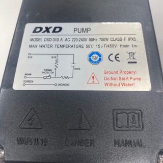 Pump Dxd 700W Bubbelbadkar Flit Pusta