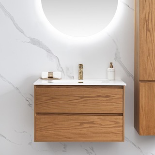 Badrumsskåp Bathlife Lättsam 800 Natur Ek