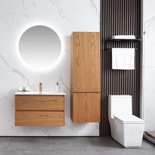 Badrumsskåp Bathlife Lättsam 800 Natur Ek