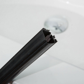 Duschdörr Bathlife Profil 1000 S/P Klarglas Svart