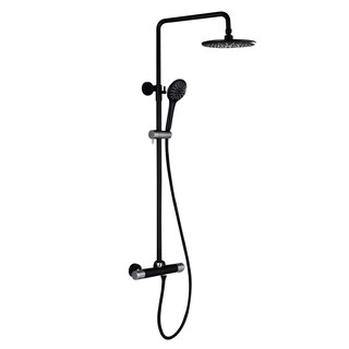 Takduschset Bathlife Rinna Svart